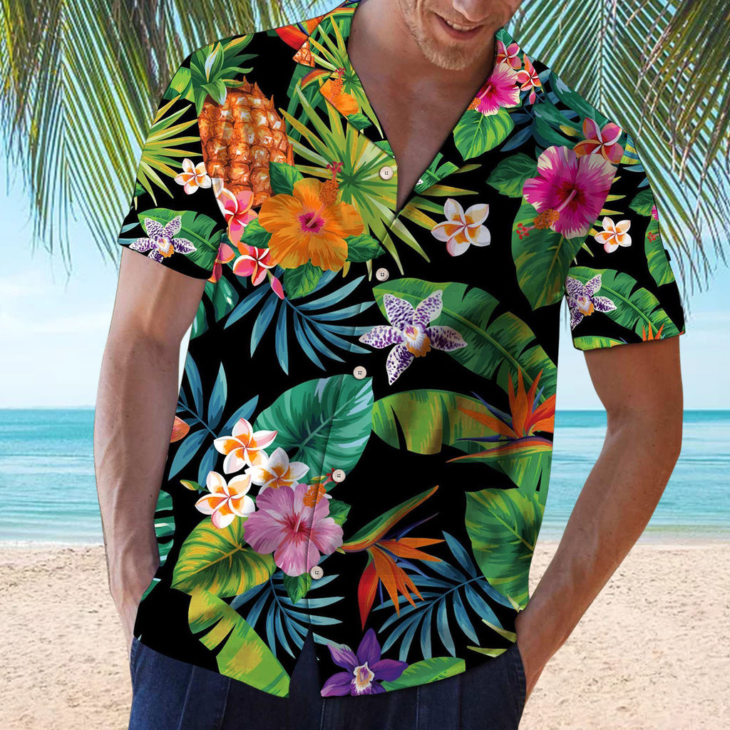 Hawaiian Casual Cotton Shirt for Men
