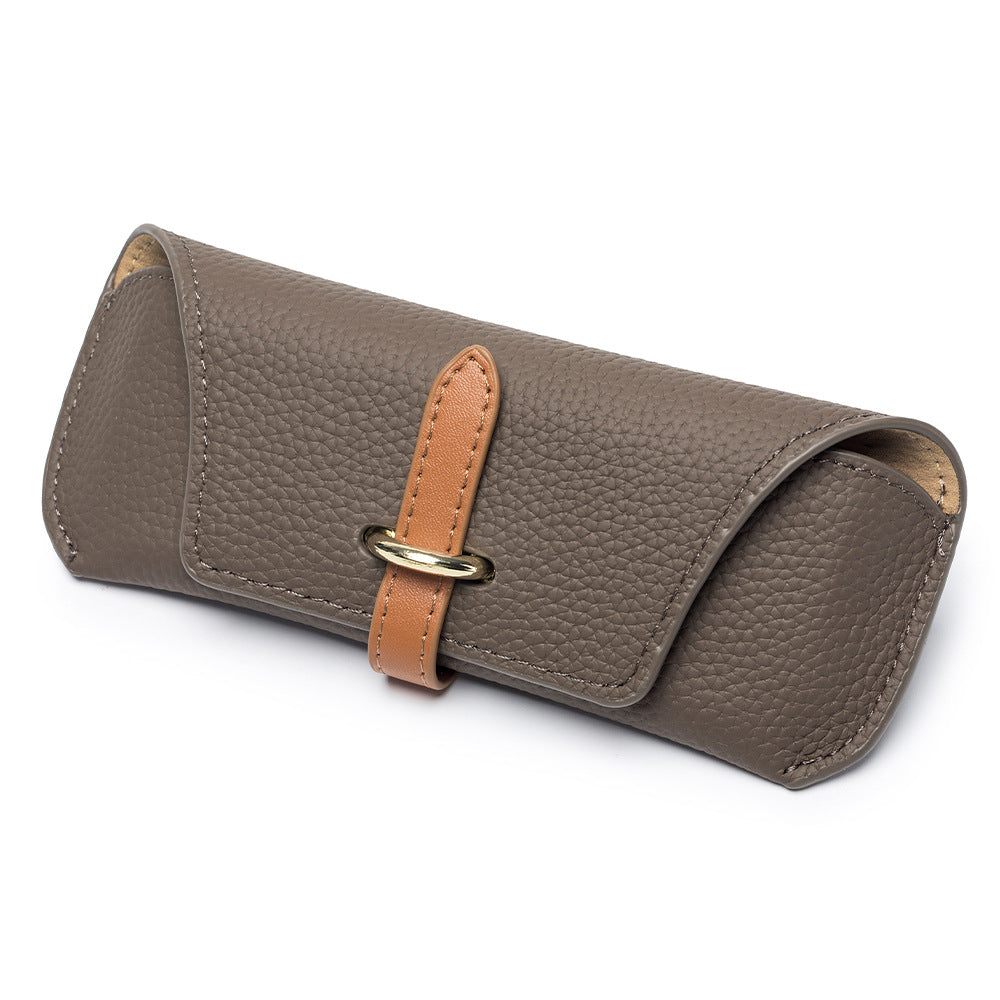 Creative Portable Leather Sunglasses Case for Men & Women