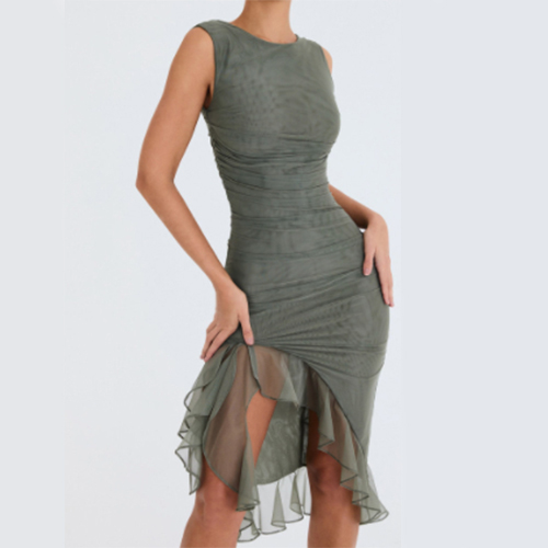 Evarisluxe Slim Skinny Sleeveless Dress