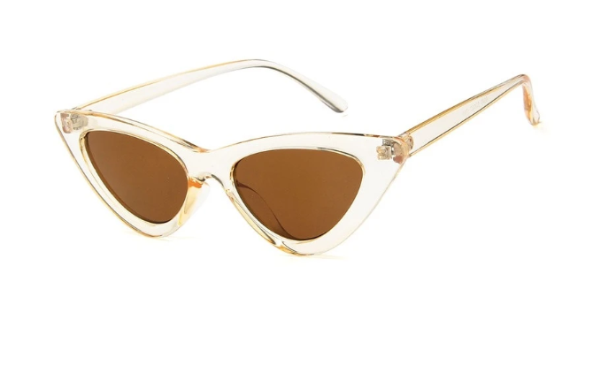 Retro Triangle Cat Eye Sunglasses for Women