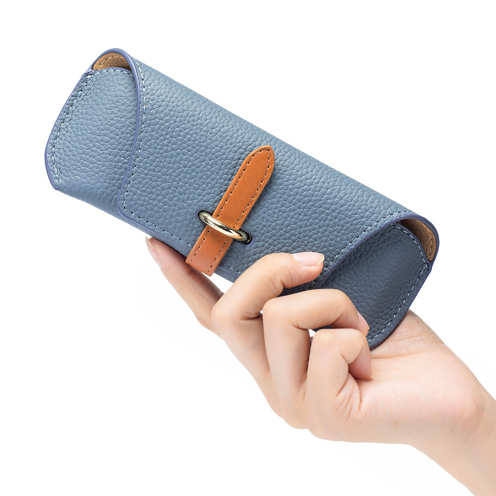 Creative Portable Leather Sunglasses Case for Men & Women