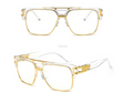 Retro Colorful Reflective Sunglasses for Men and Women