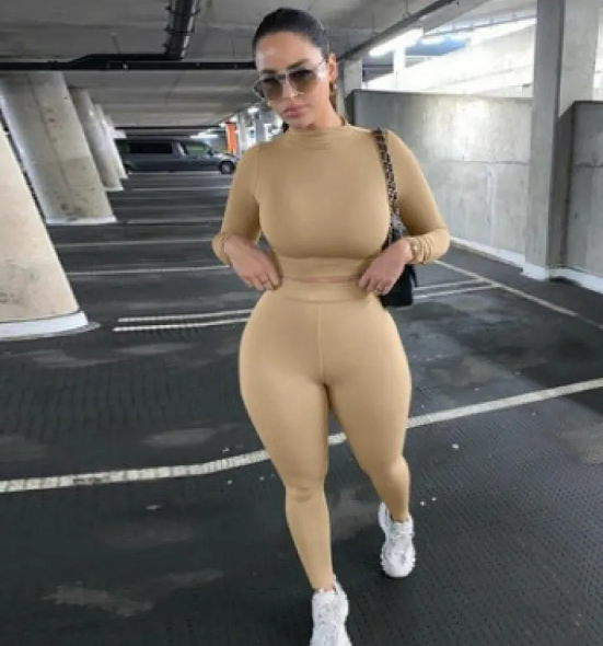 EvarisLuxe Solid Luxe Two-Piece Overall Set