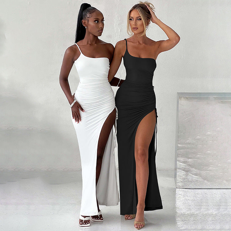 Spring 2023 New Women's Sexy High-Slit Dress