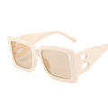 Fashion Brand Black Gradient Square Sunglasses for Women