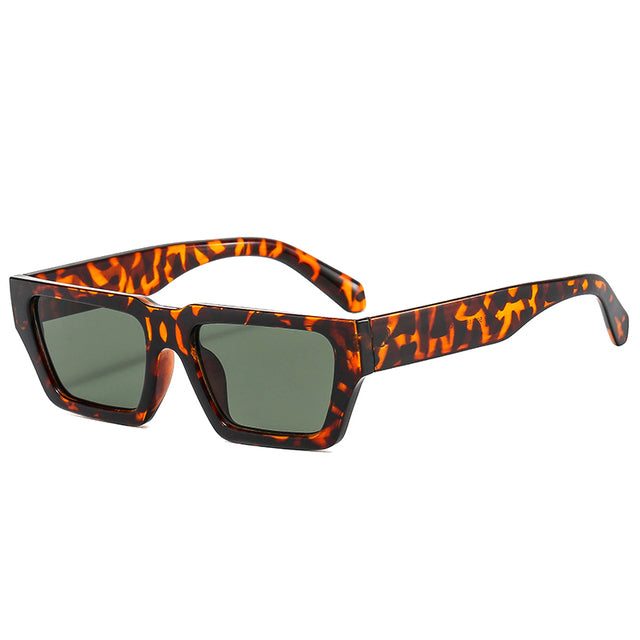 Retro Square Jelly Sunglasses for Men and Women