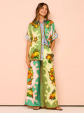 2024 Women's Hawaii Print 2-Piece Casual Outfit Set