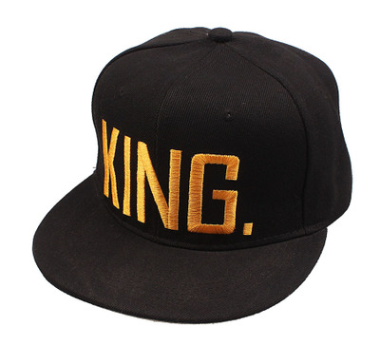 King Queen Letter Couples Baseball Caps for Outdoors