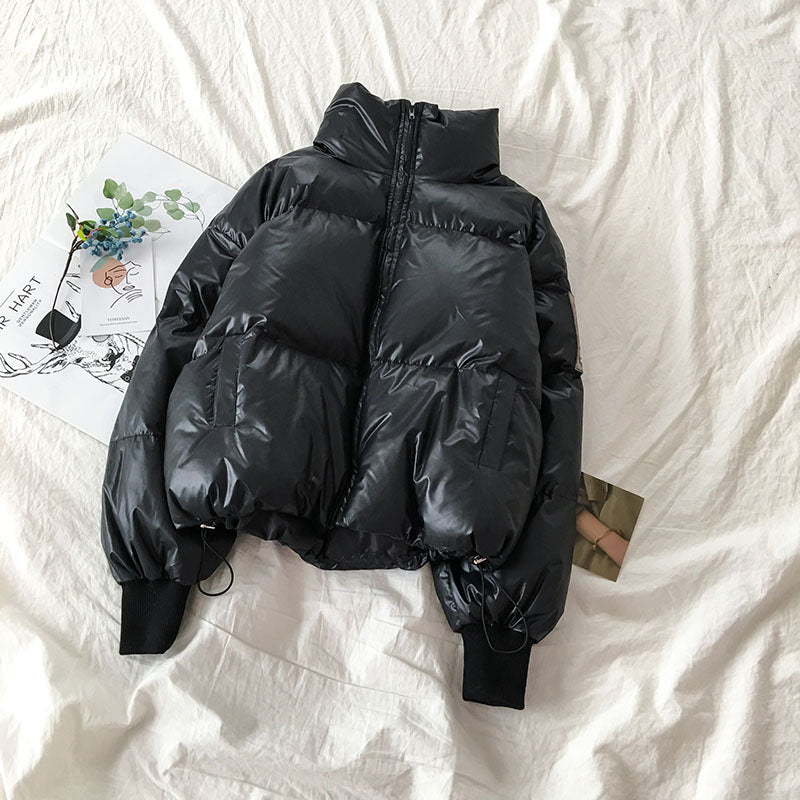 Autumn Winter Loose Fit Warm Cotton Jacket for Women
