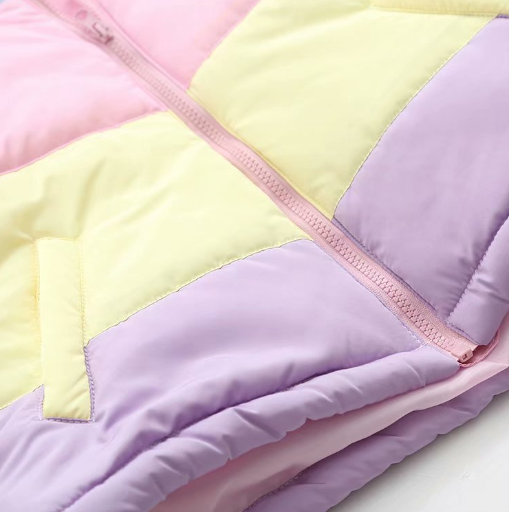 Rainbow Loose Thick Cotton Jacket (Bread Jacket)