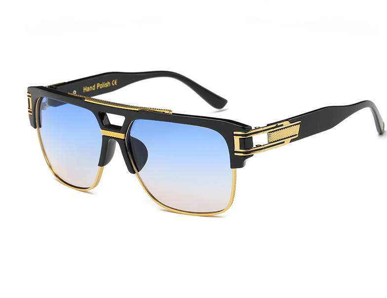 Retro Colorful Reflective Sunglasses for Men and Women