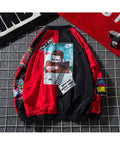 Trendy Color-Blocked Jacket for Autumn (Loose Fit)