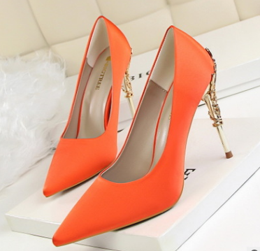 Evarisluxe Soie Royale Silk Stiletto Heel