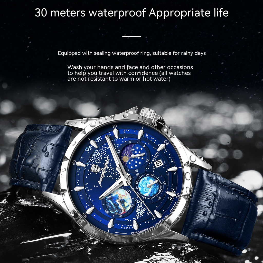Men's Luminous Waterproof Watch
