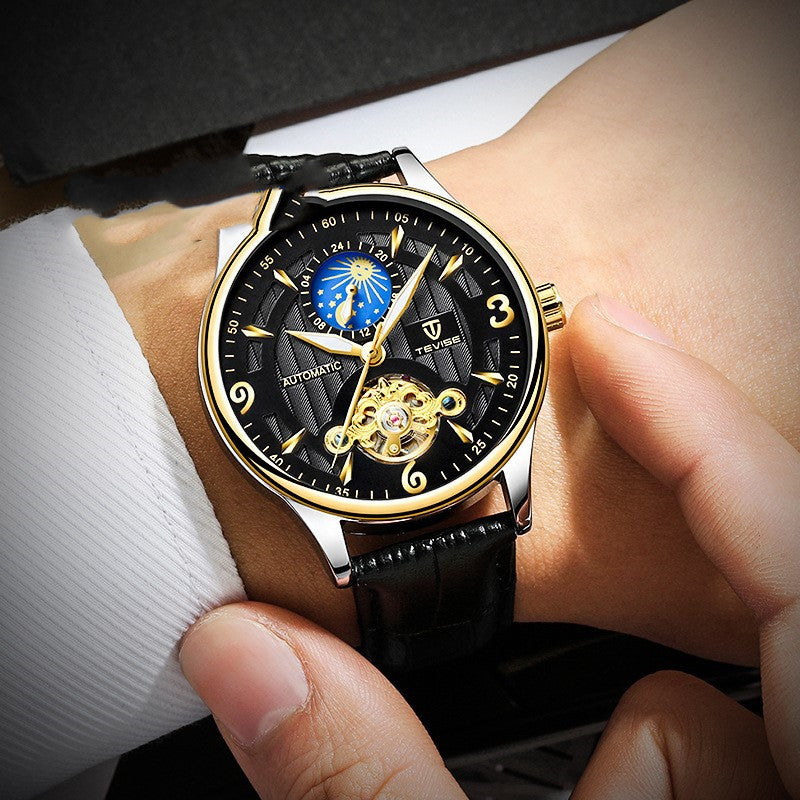 Tevise Swiss Hollow Automatic Mechanical Watch for Men