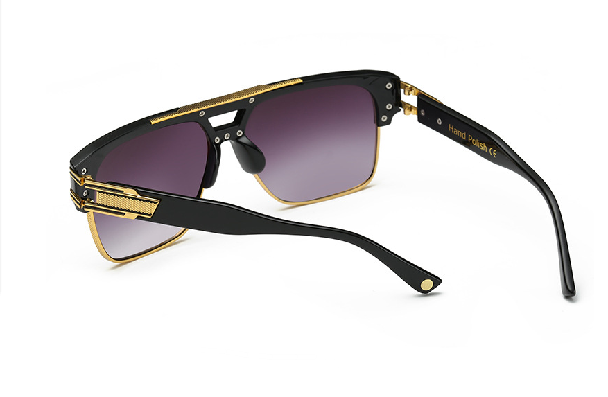 Retro Colorful Reflective Sunglasses for Men and Women