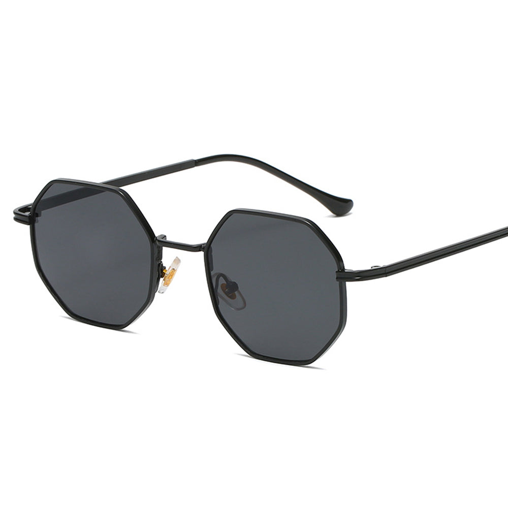 Vintage Polygon Metal Sunglasses for Men and Women