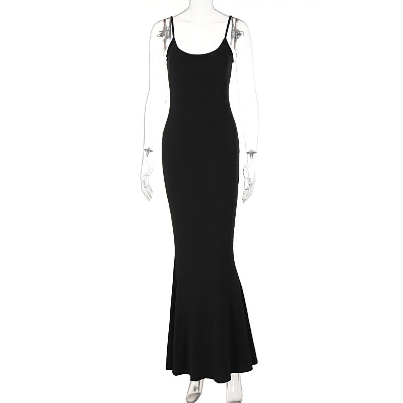 2024 Spring Women’s Sleeveless High-Waist Dress