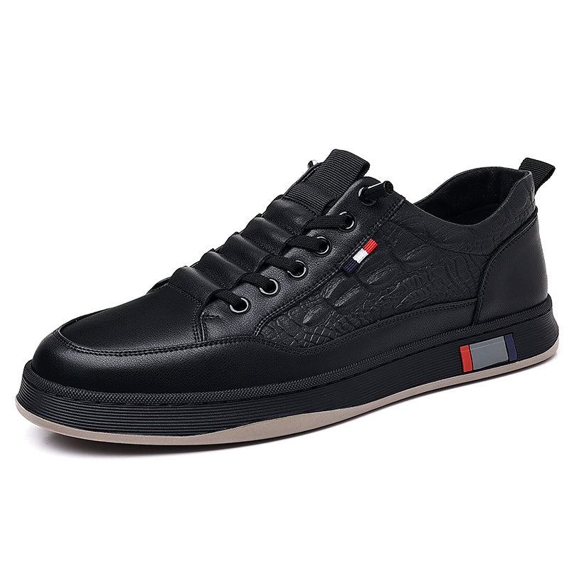 Men's Leather Casual Sneakers for Spring/Summer