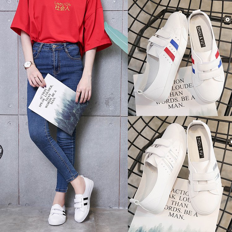 Summer Breathable White Flats for Women, Casual Style