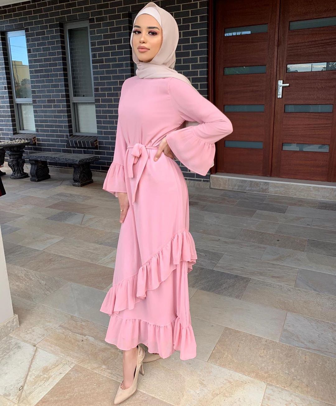 The Robe Fille Arabic Girls Long Dress | Evarisluxe
