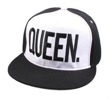 King Queen Letter Couples Baseball Caps for Outdoors