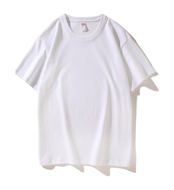2024 Summer Cool Silk Loose Plain T-Shirt for Men