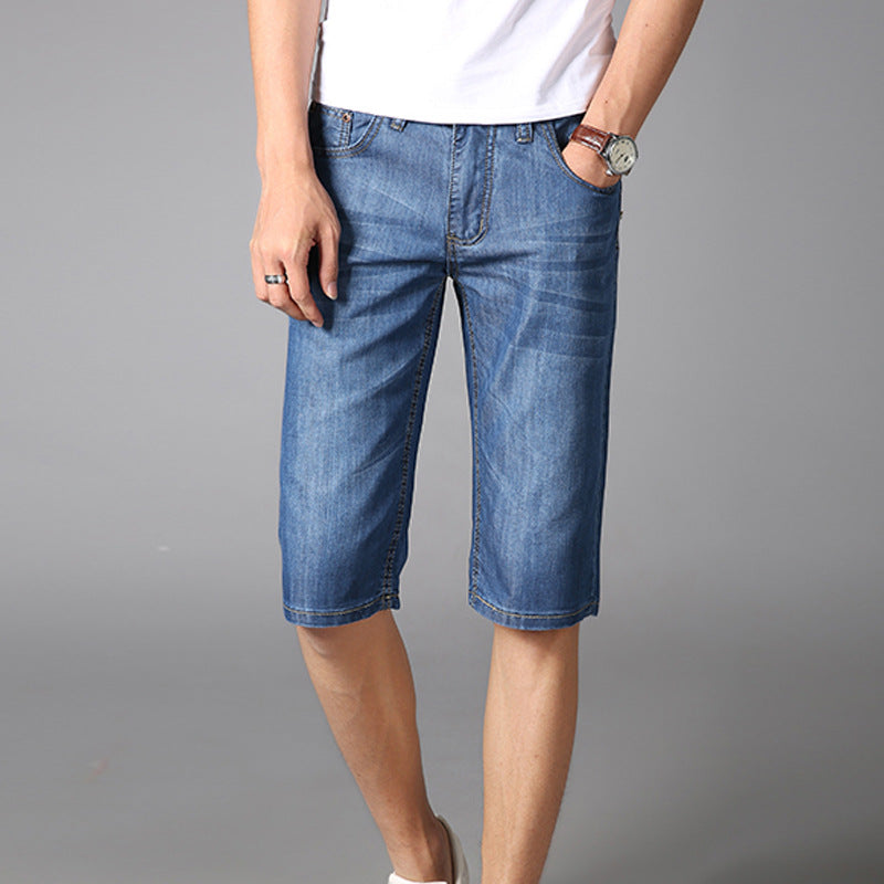 Plus Size Men's Summer Stretch Urban Overalls