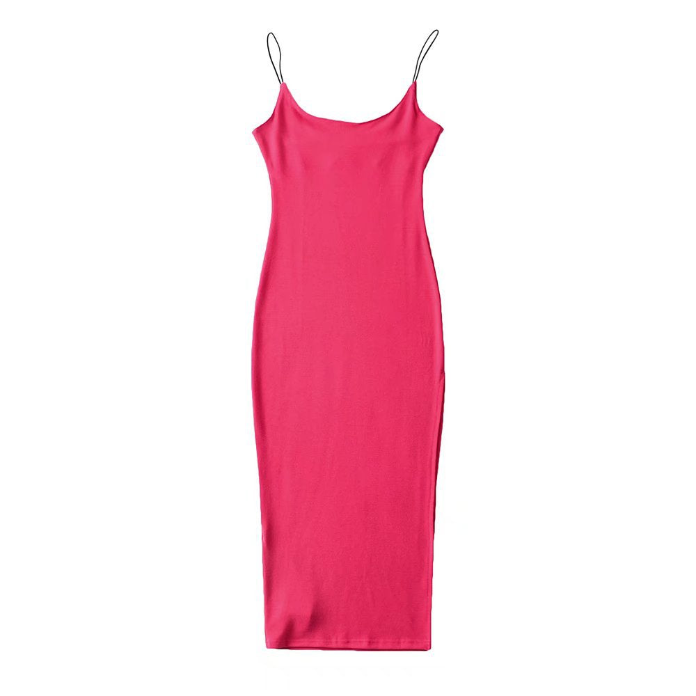 Slim Fit Side Split Dress for Women