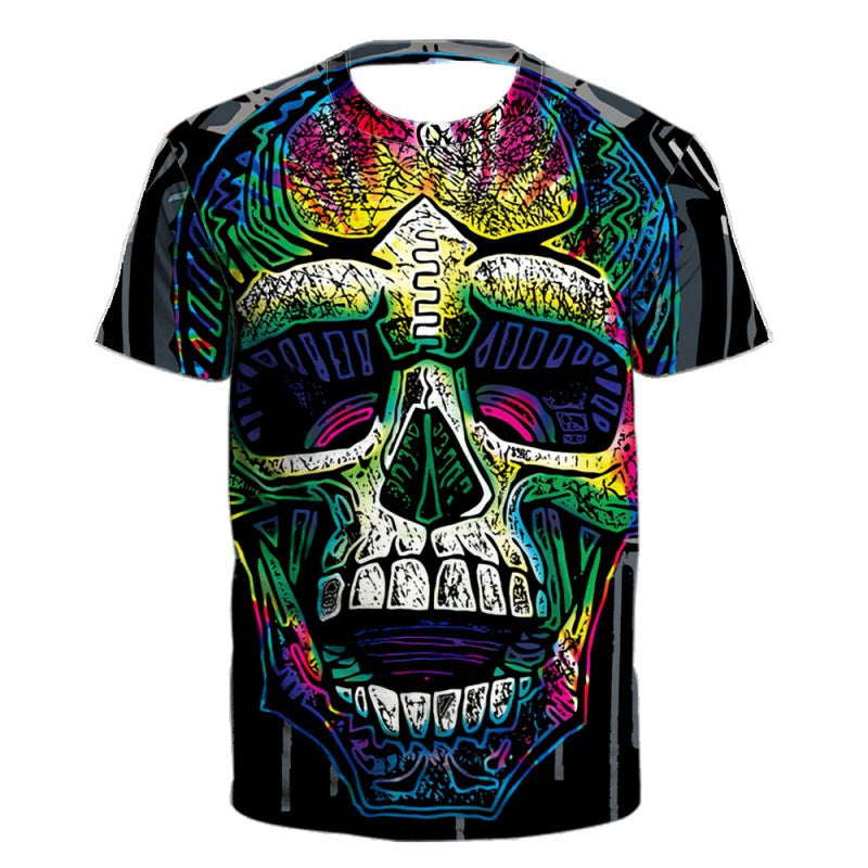 2023 Fashion 3D Printed Short Sleeve T-Shirt for Men