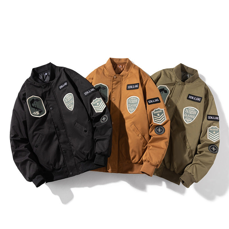 Vintage American Baseball Jacket for Men and Women