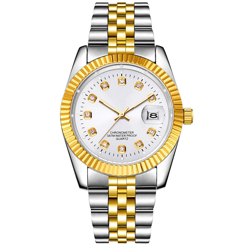 The Soleil Unisex Calendar Quartz Watch | Evarisluxe