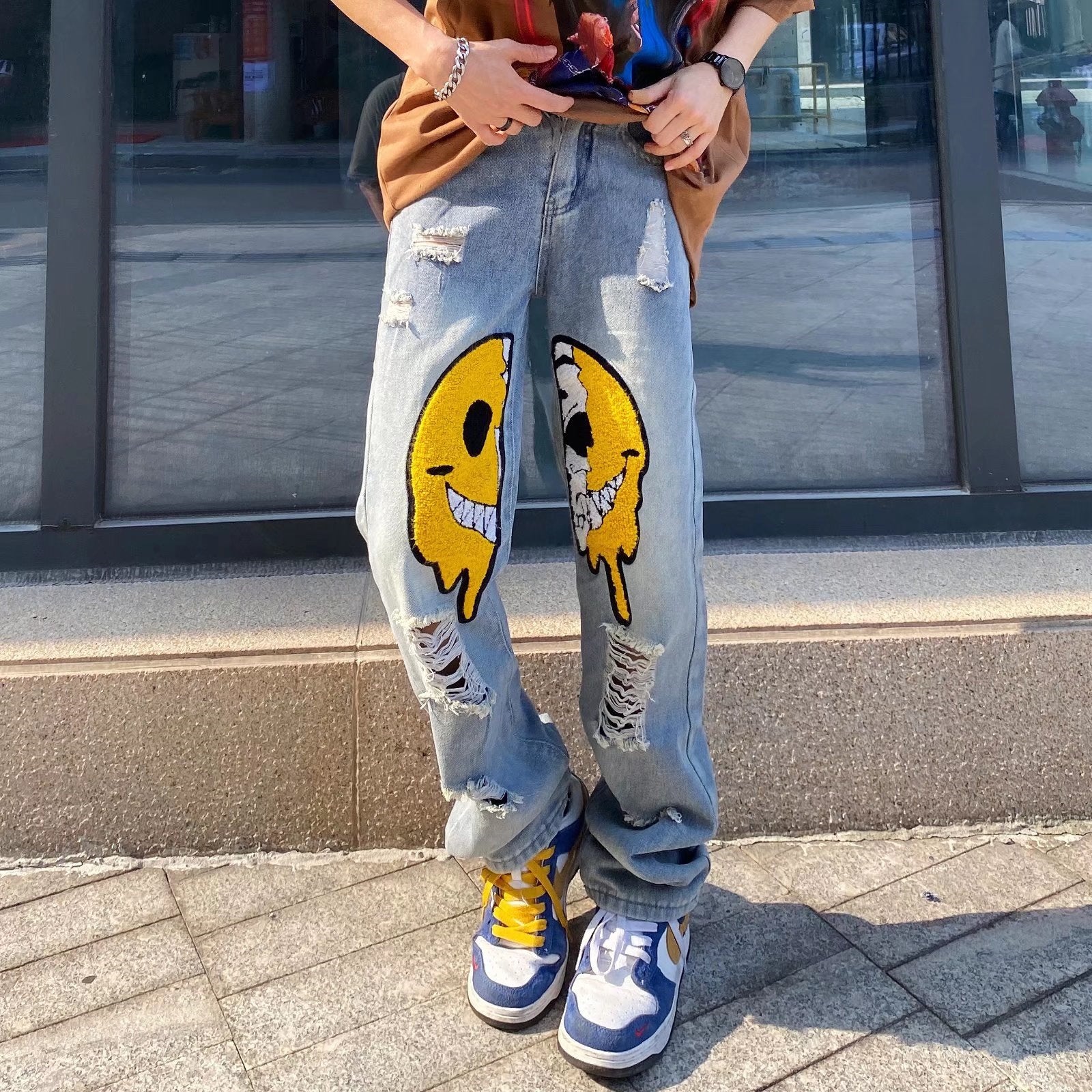 Loose Straight Wide Leg Pants for Men and Women