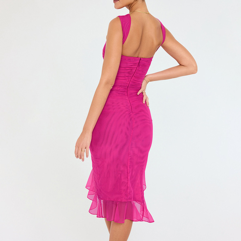 Evarisluxe Slim Skinny Sleeveless Dress
