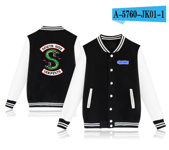Riverdale Style Baseball Jacket for Men and Women