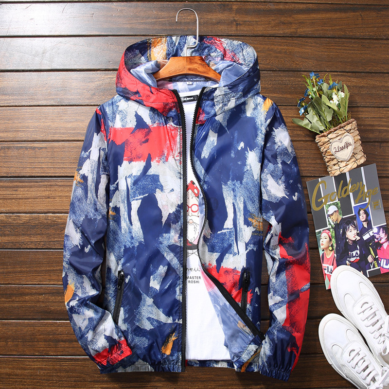 Camouflage Hooded Youth Casual Jacket