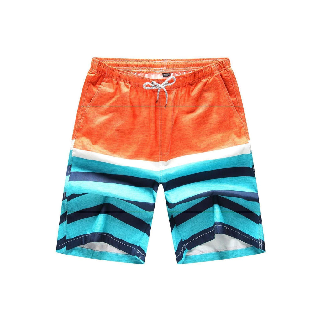 Men's Beach Quick Dry Printed Summer Shorts