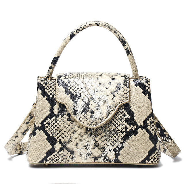Evarisluxe Snake Skin Embossed Evening Handbag
