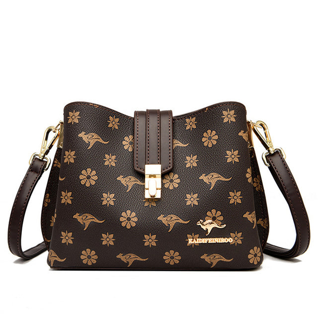 Evarisluxe Grand Capacité Cowhide Tote