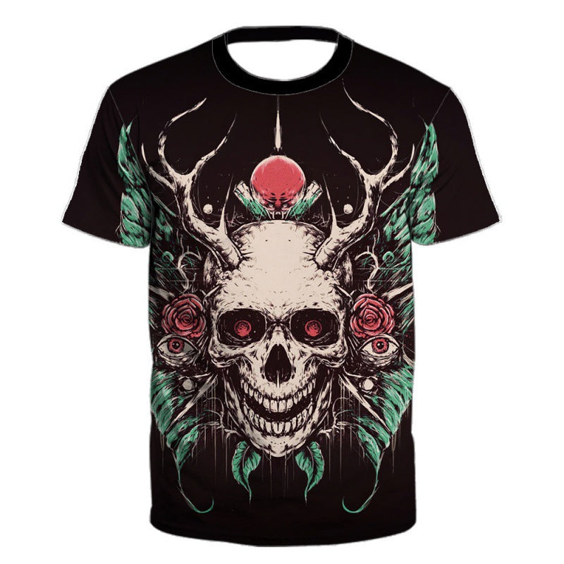 2023 Fashion 3D Printed Short Sleeve T-Shirt for Men