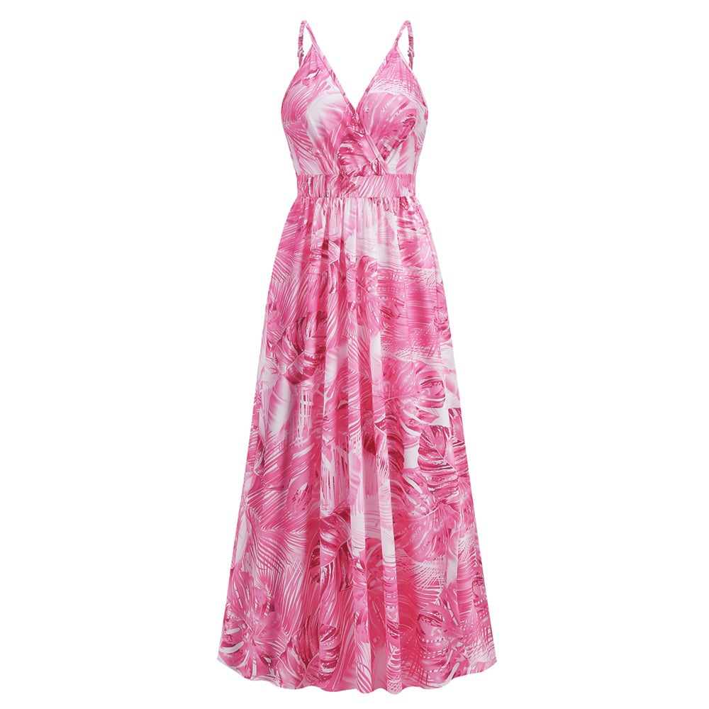 Summer Swing Long Floral Beach Dress
