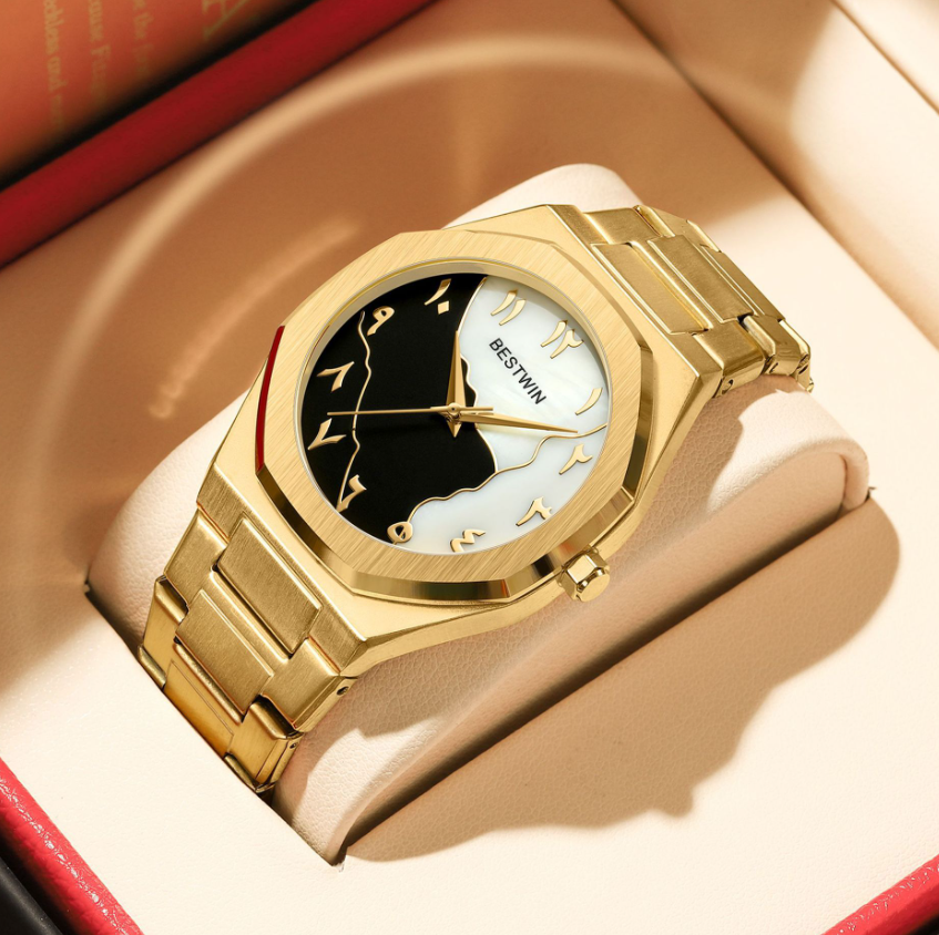 The Acier Steel Quartz Watch | Evarisluxe