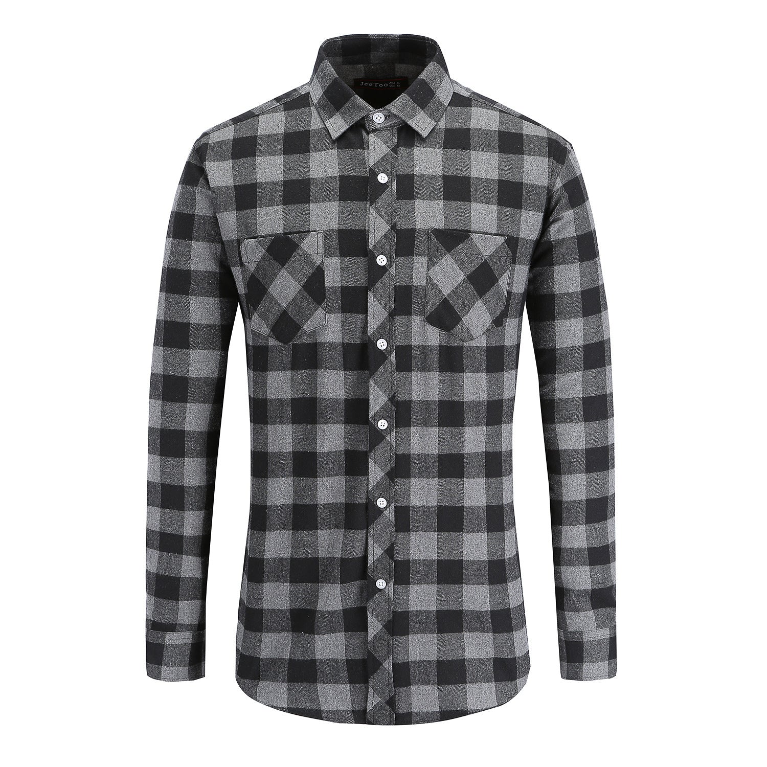 New Fall Winter Plaid Long Sleeve Shirt Jacket for Men
