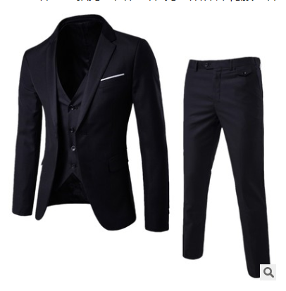 2018 Spring Men's Suit Set for Weddings (Three Pieces)
