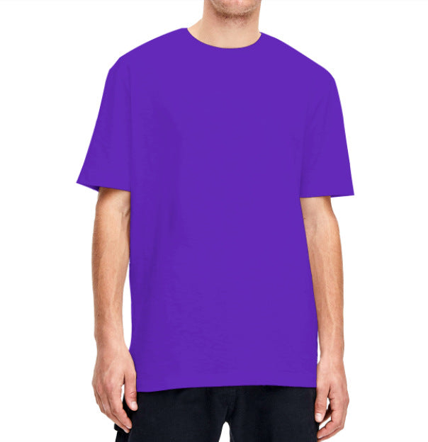 Custom Cotton Round Neck T-Shirt for Men and Women