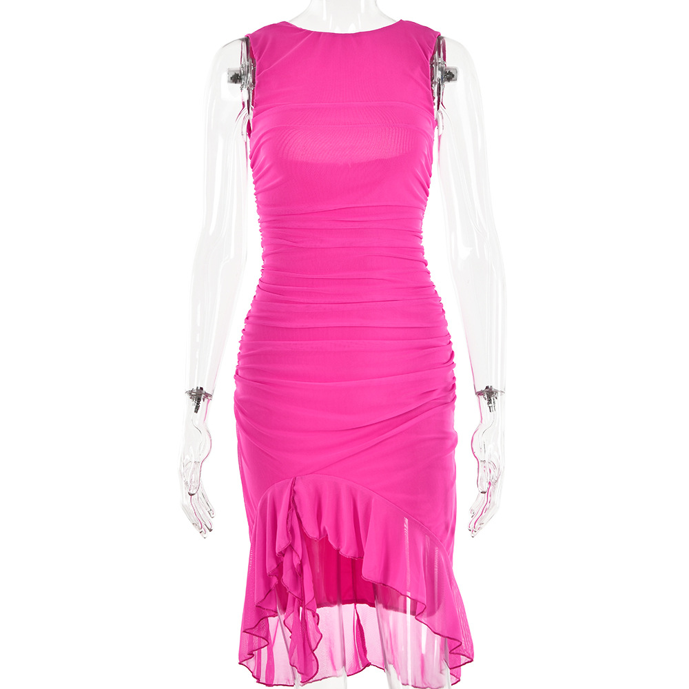 Evarisluxe Slim Skinny Sleeveless Dress