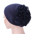 New Monochrome Muslim Chiffon Turban Hat (In Stock)