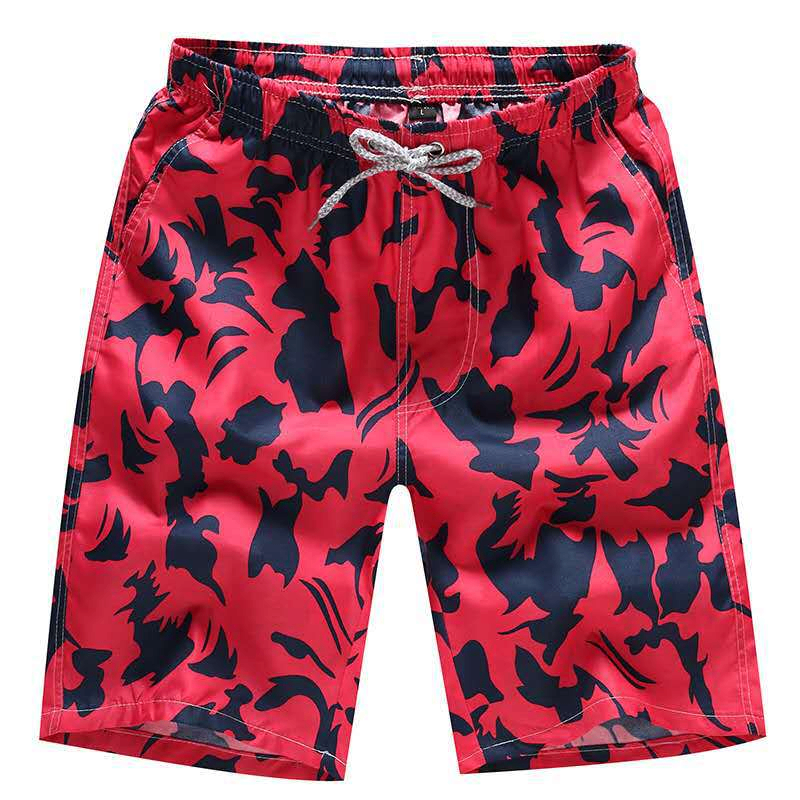 Men's Beach Quick Dry Printed Summer Shorts