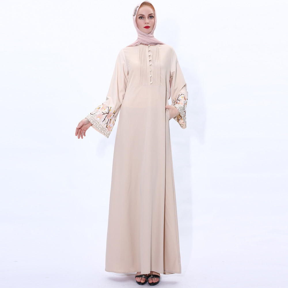 The Vintage Cloche Abaya Bell Sleeve Dress | Evarisluxe