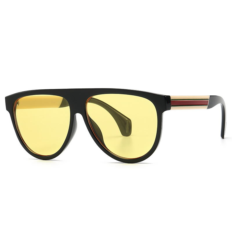 Bold Line Round Frame Sunglasses - Trendy Luxury Style